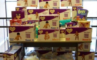 Diaper goal drive at 6,000