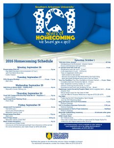 sau-homecoming-schedule-2016